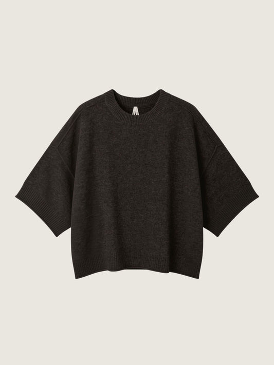 LOVEFINN - Shortsleeve Knit Pullover - 