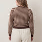LOVEFINN - Striped Crewneck Sweater - 