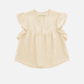 PROPAGANDA - Teresa Ruffle Top - Pale Yellow