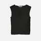 MONK & LOU - Textured Cotton Teya Top - Black