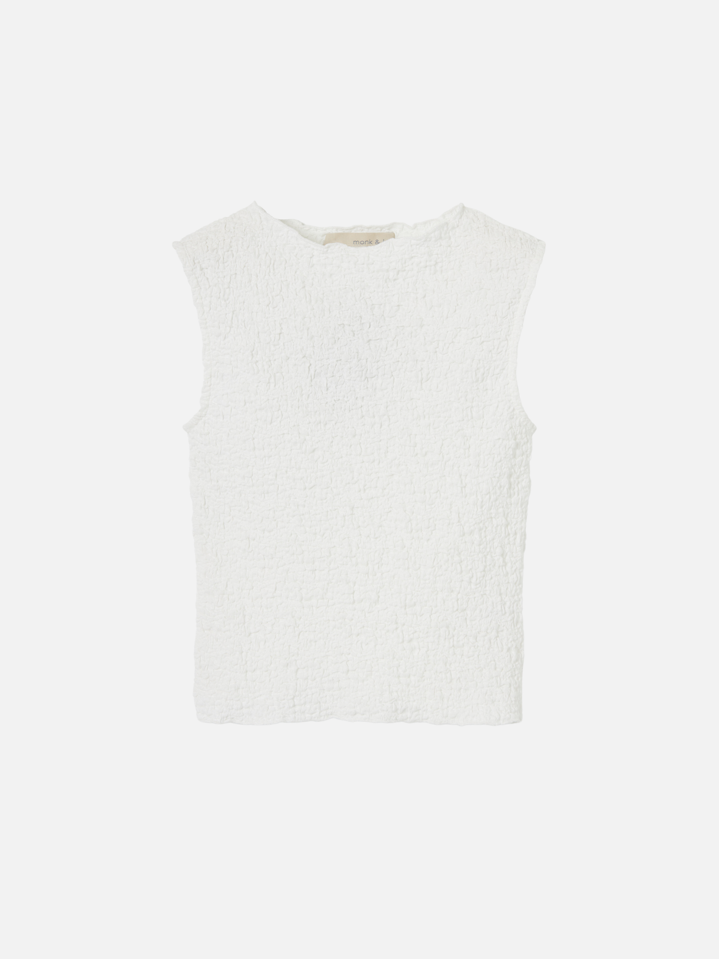 MONK & LOU - Textured Cotton Teya Top - 