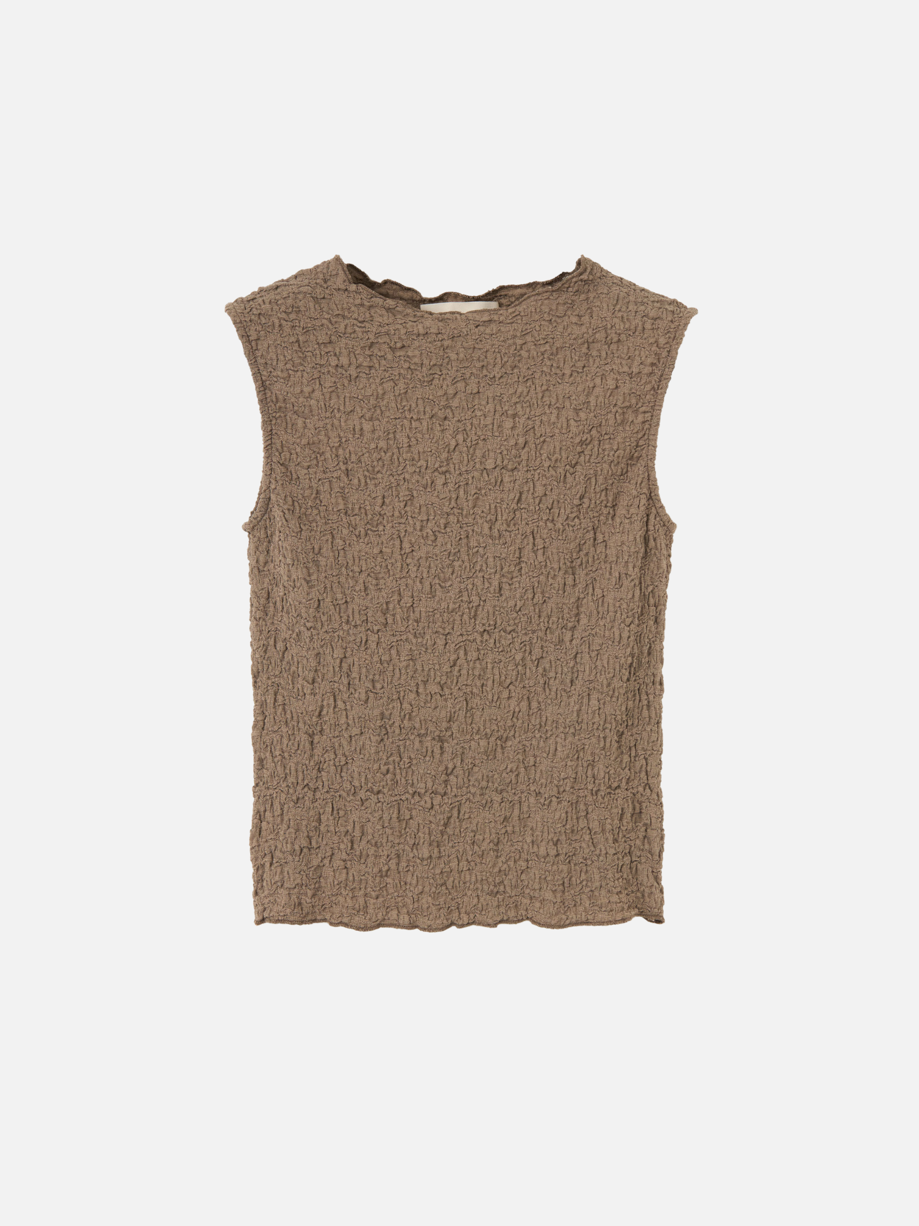 MONK & LOU - Textured Cotton Teya Top - 
