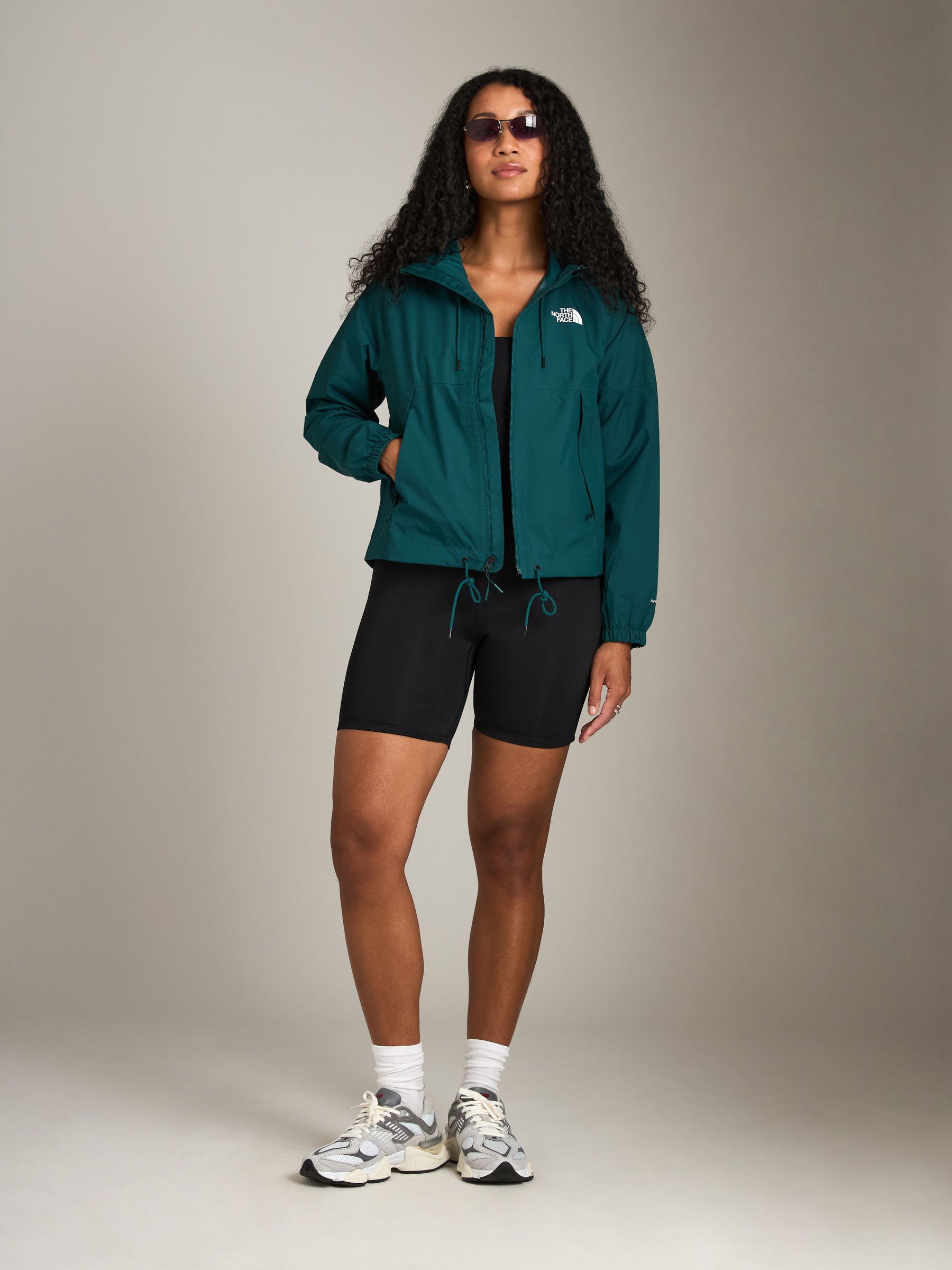 THE NORTH FACE-Antora Rain Hoodie-Deep Nori