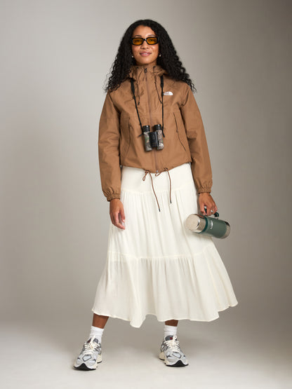 THE NORTH FACE-Antora Rain Hoodie-Latte