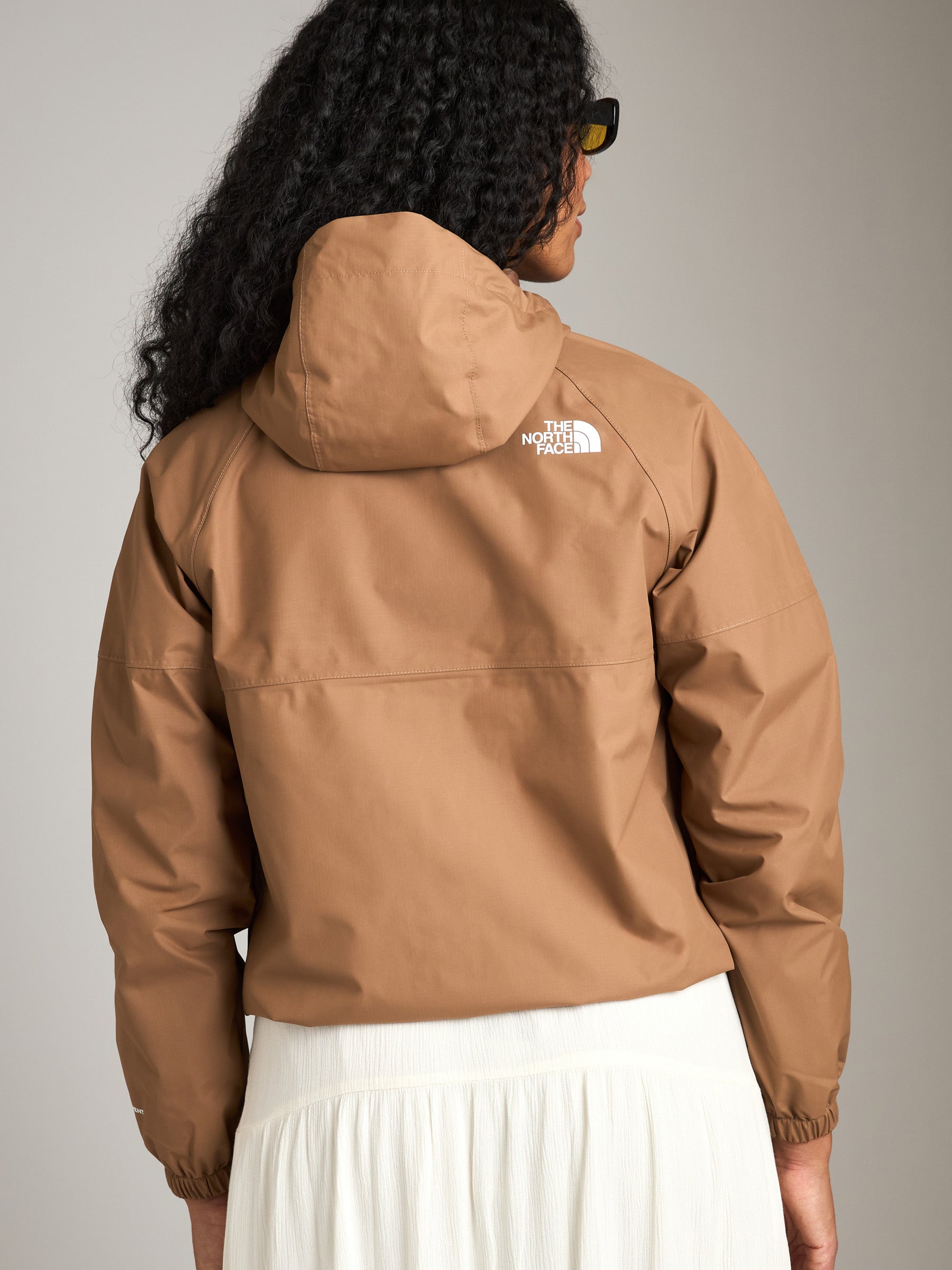 THE NORTH FACE-Antora Rain Hoodie-Latte
