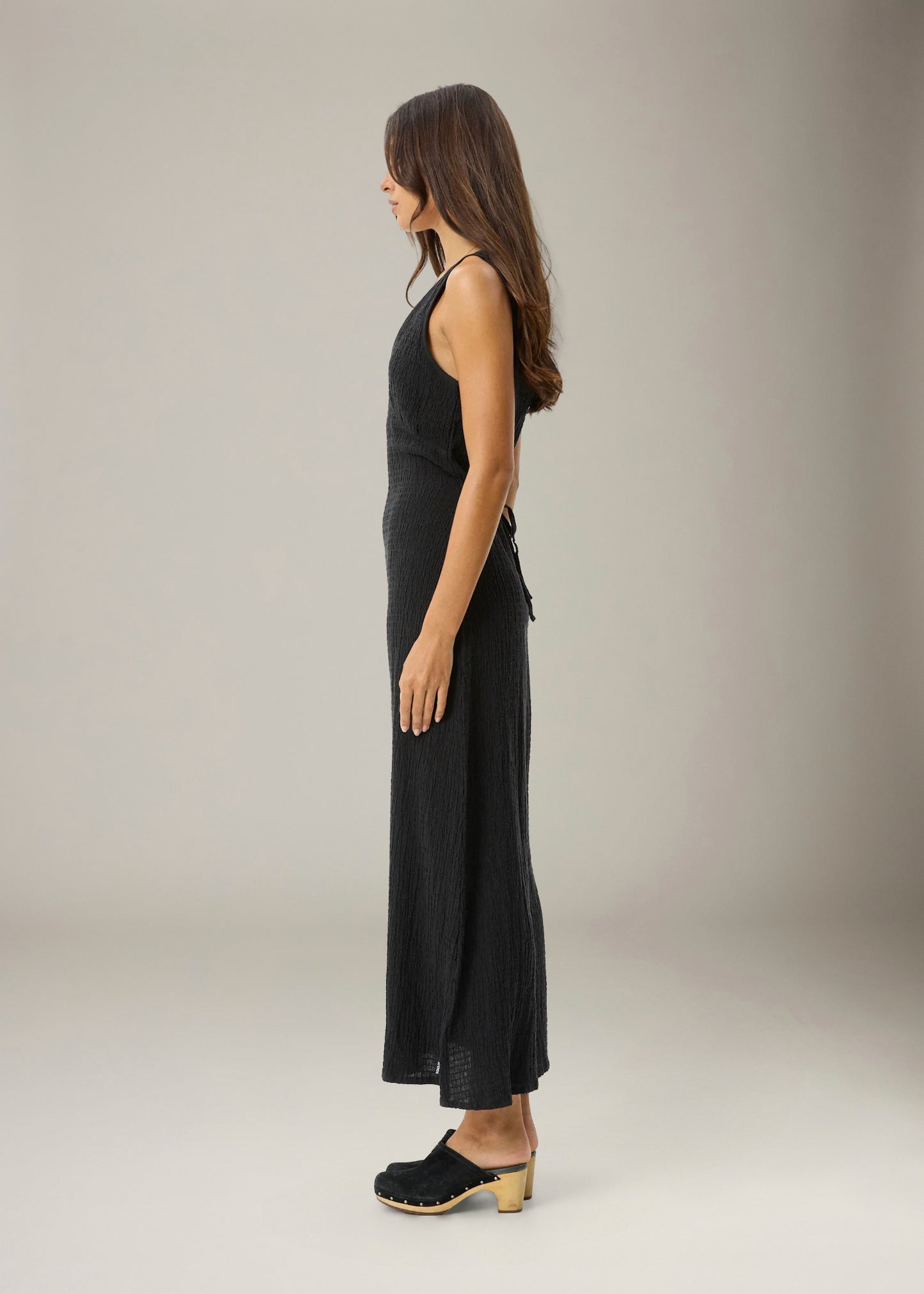 Focus Seersucker Maxi Dress
