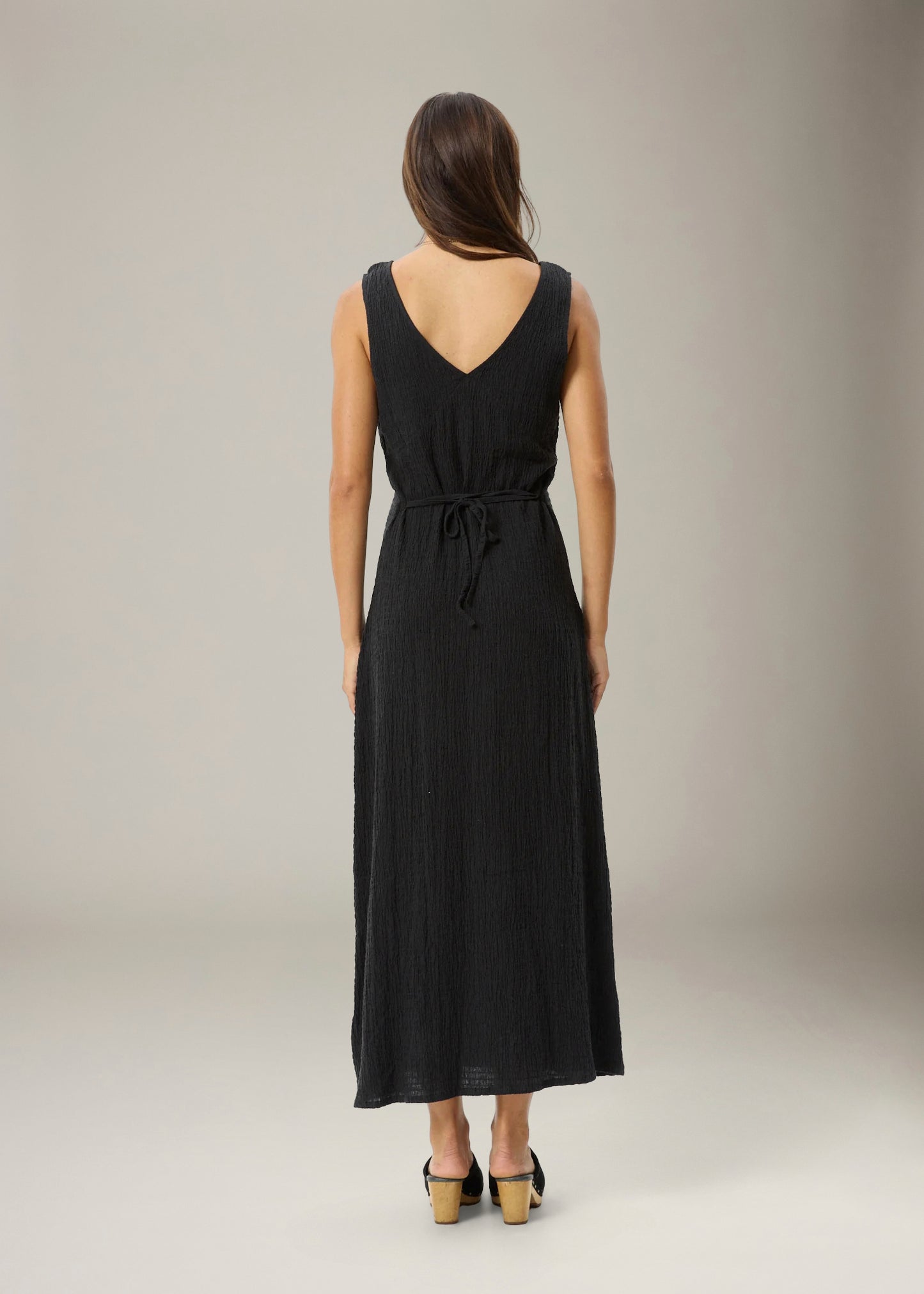 Focus Seersucker Maxi Dress