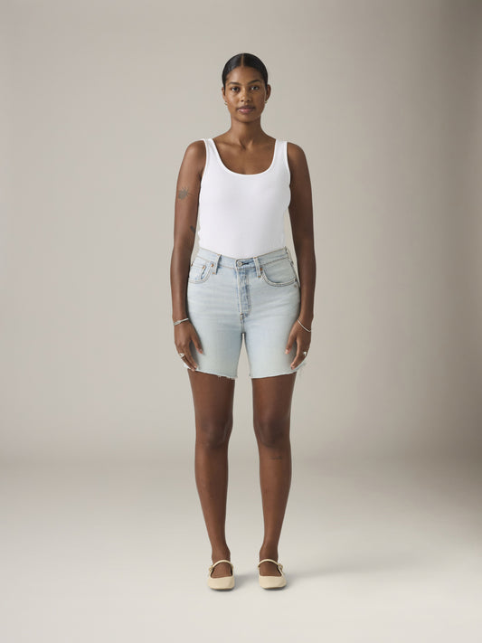 LEVI'S - 501 Mid-Thigh Denim Shorts - 