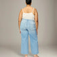 WARP & WEFT - ICN Crop Wide Leg Jeans - Extended Sizing - 