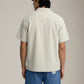ATRIUM - Textured Stripe Camp Shirt - 