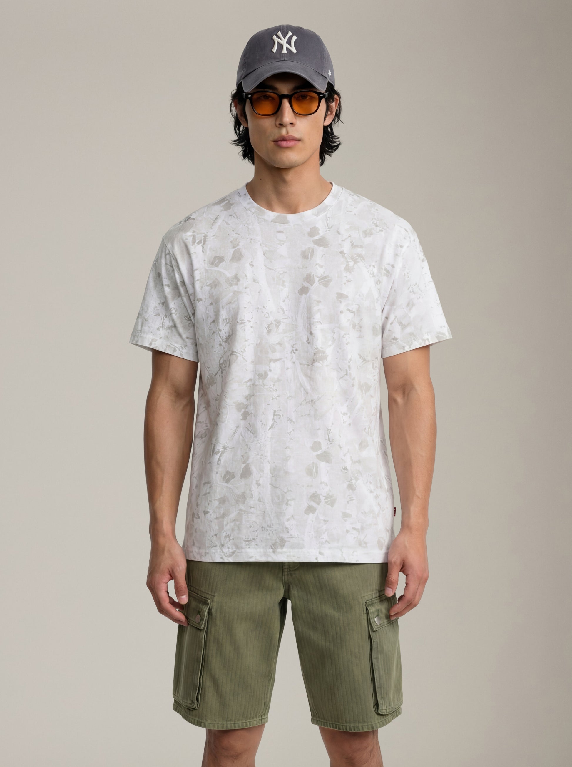LEVI'S - Boxy Camo Shortsleeve T-shirt - 