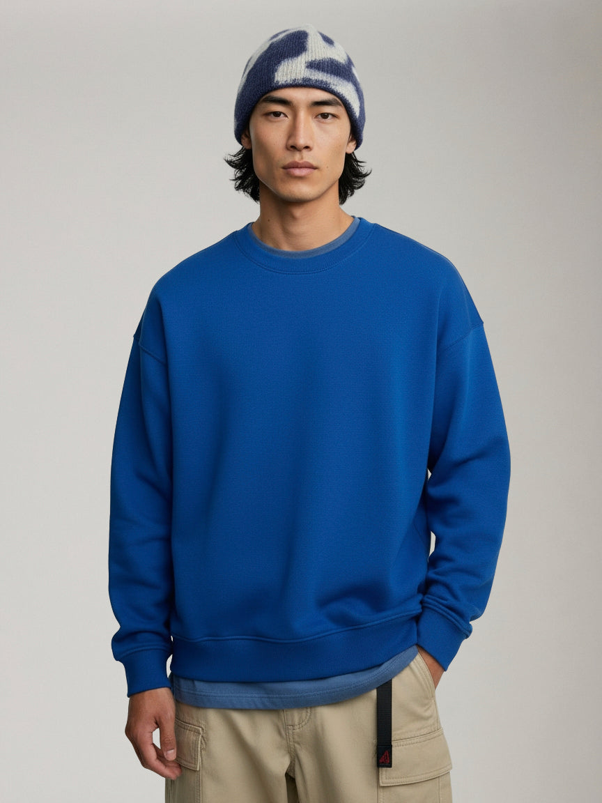 Midweight Oversized Crewneck Sweatshirt