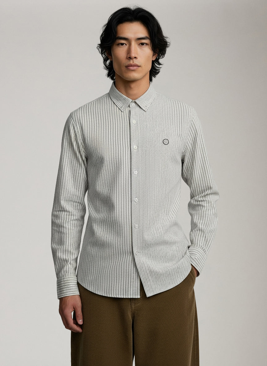 CHAMPLAIN - Stripe Dress Shirt - 