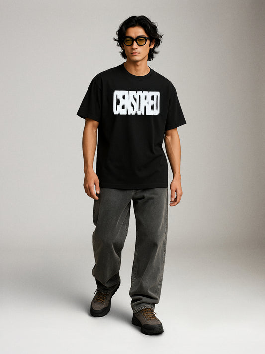 TEE LIBRARY - Censored Boxy Tee - 