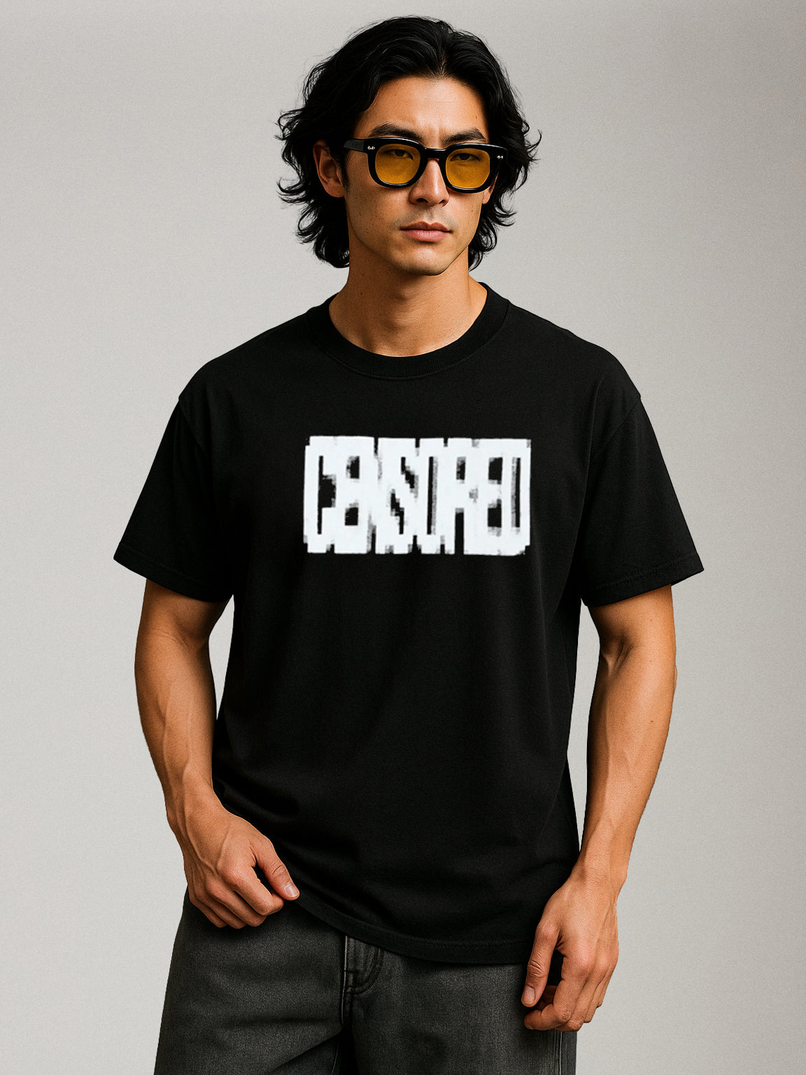 TEE LIBRARY - Censored Boxy Tee - 