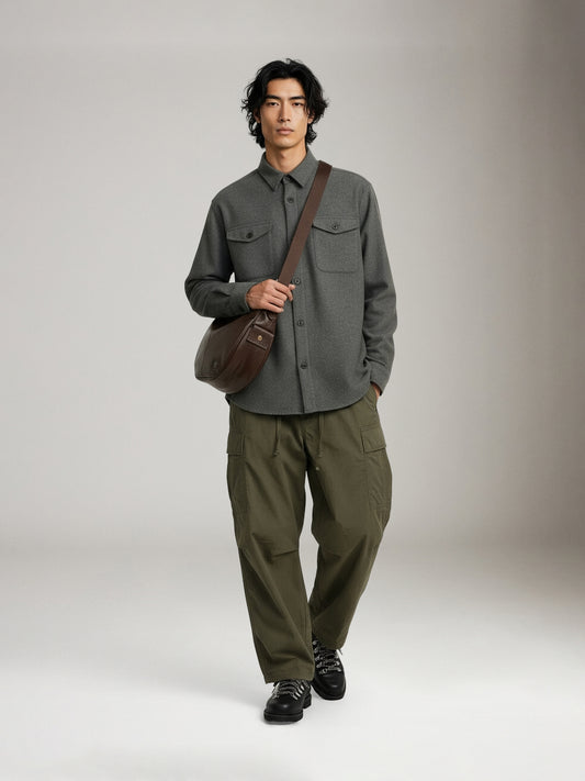 SELECTED - Pablo Wool Blend Overshirt - 