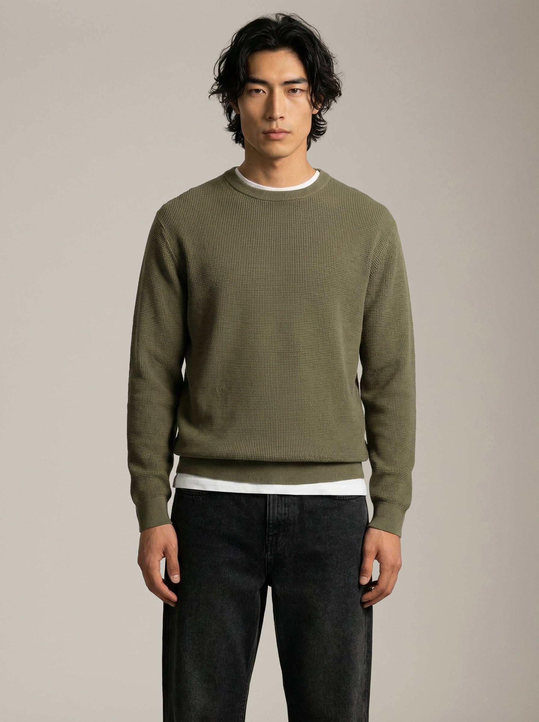ONLY & SONS - Tony Longsleeve Waffle Knit - 