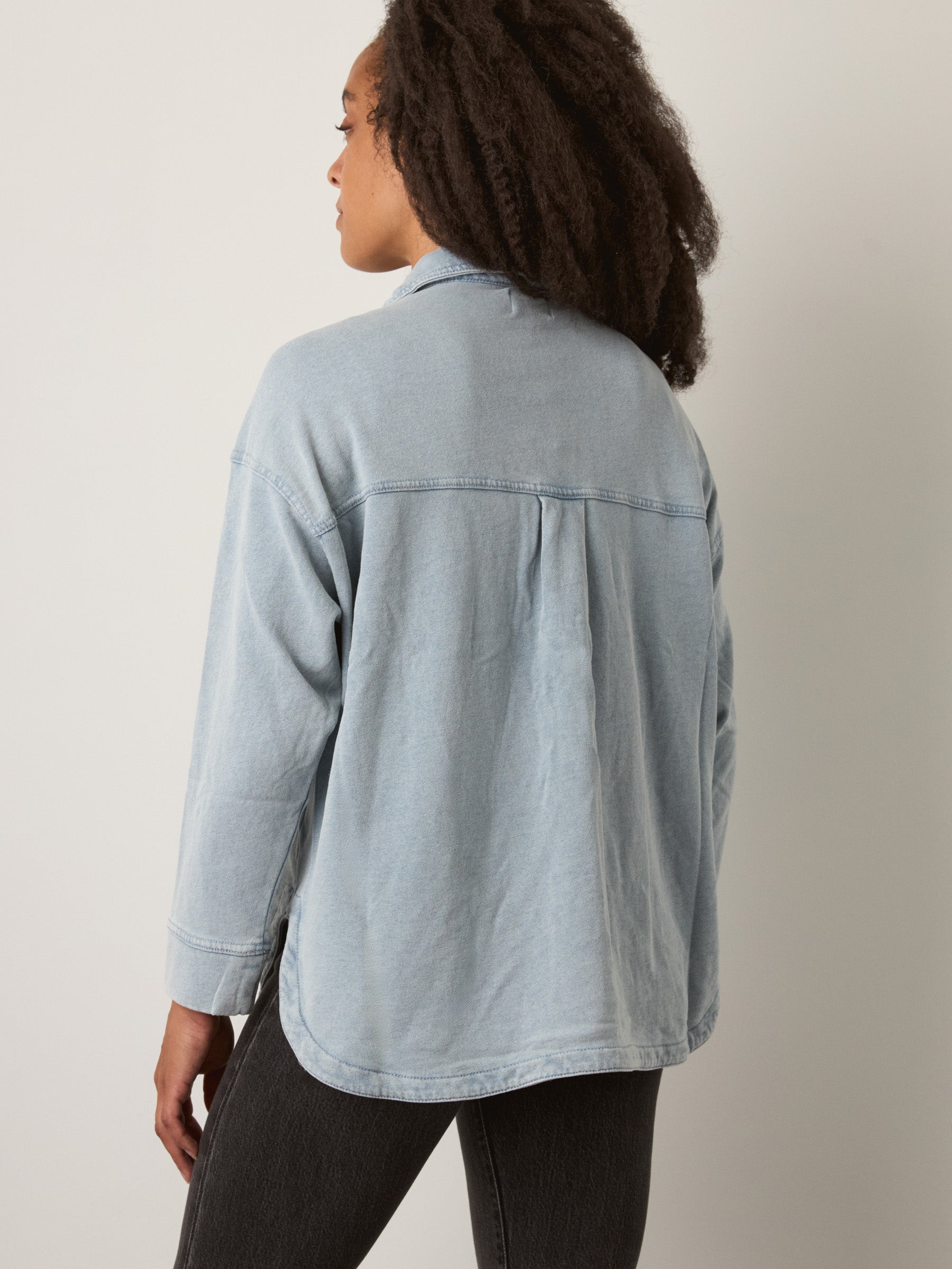 Z SUPPLY - All Day Denim Knit Jacket - 