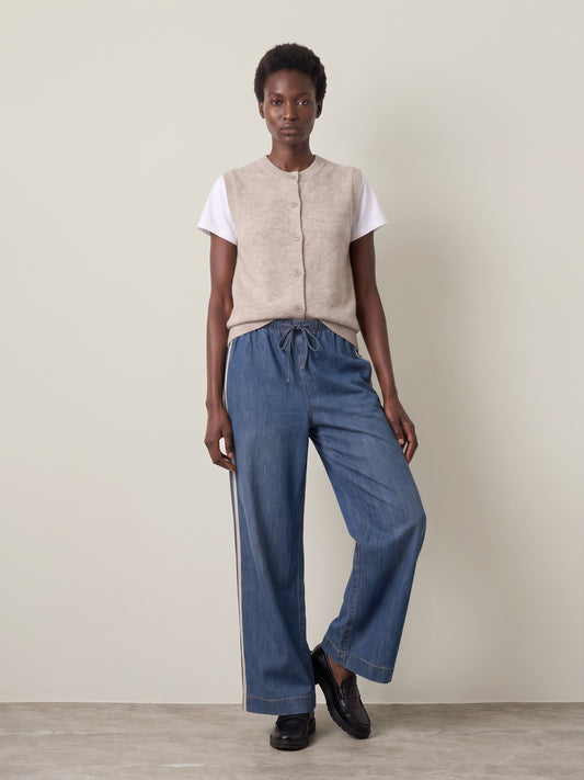 The Sidelines Denim Track Pants