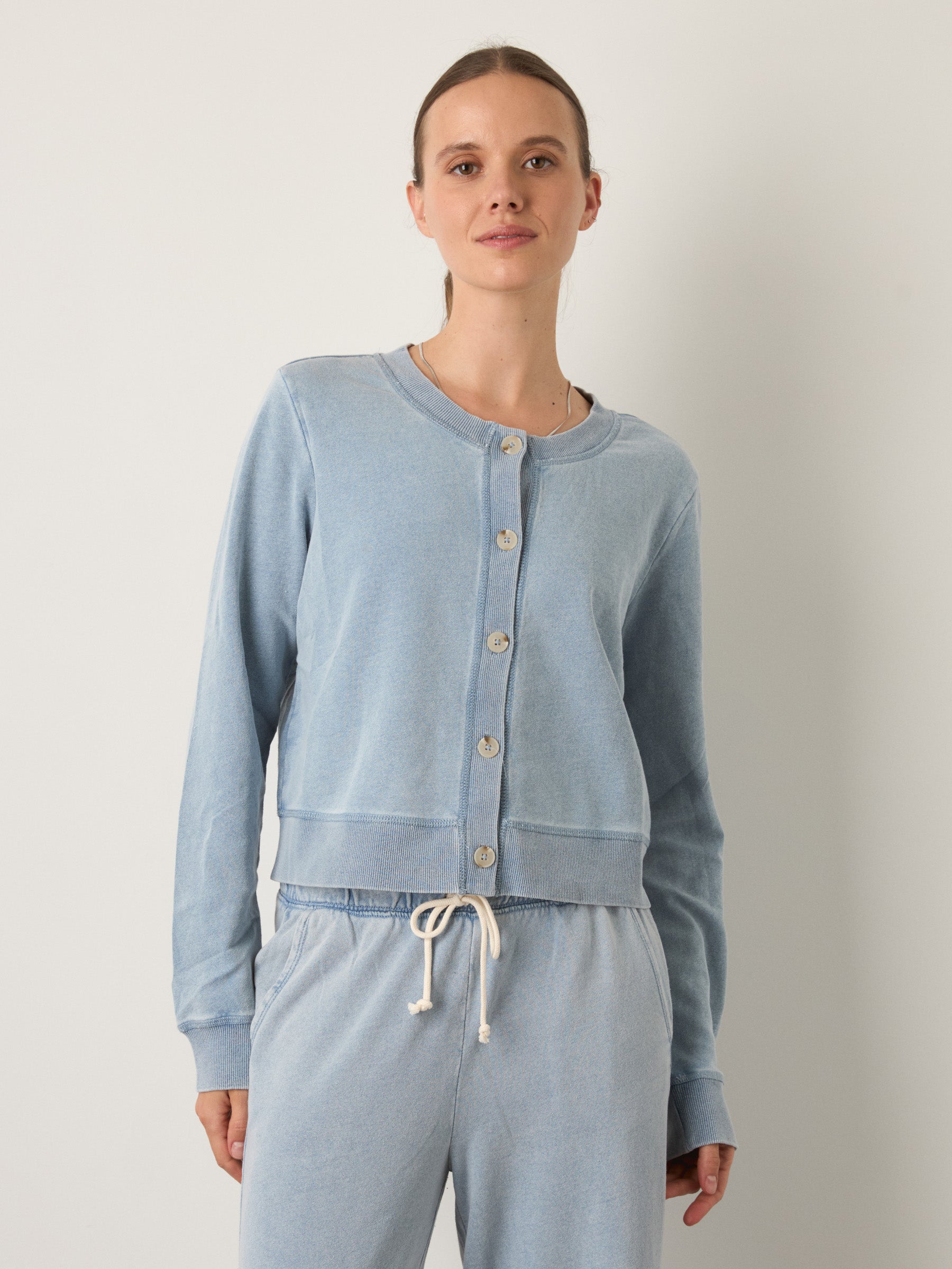 Z SUPPLY - Daily Knit Denim Cardigan - 