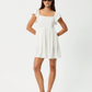 AFENDS-Twila Mini Dress-White