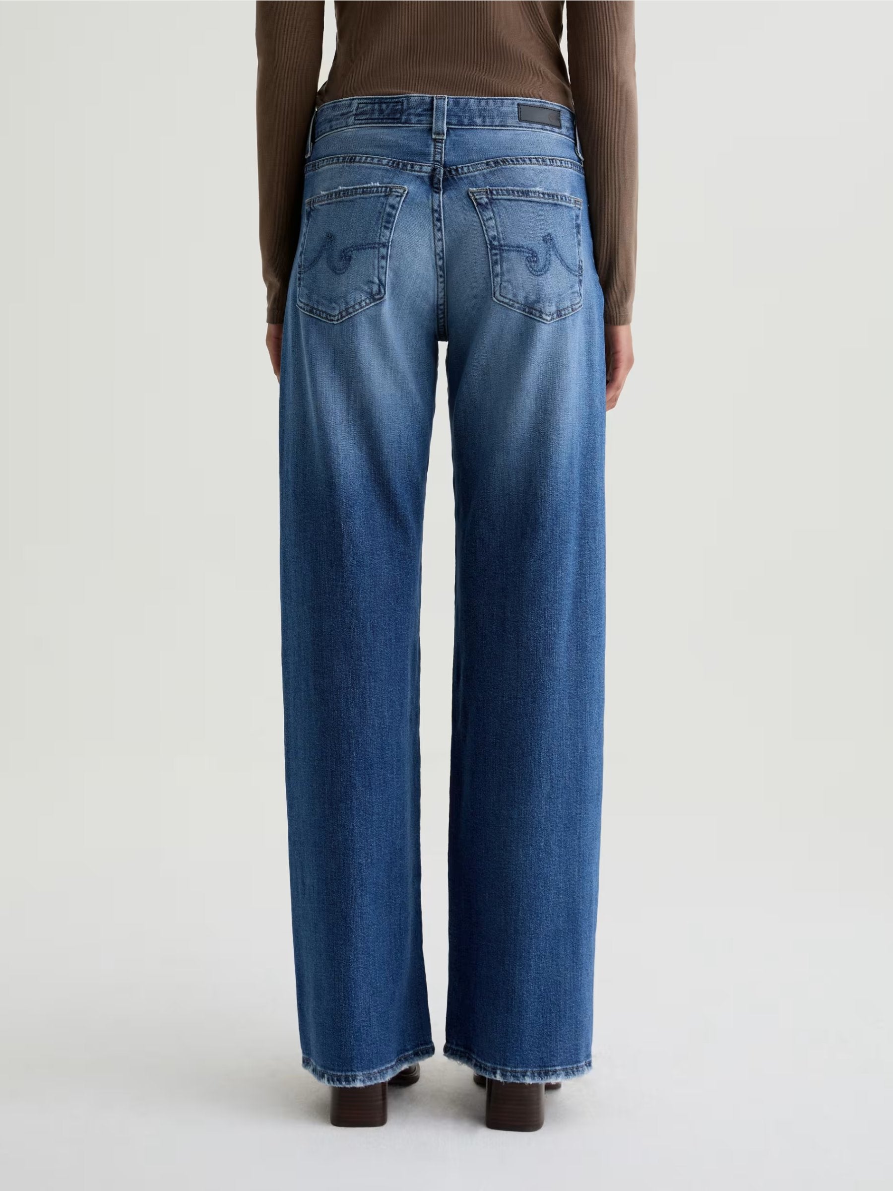 AG - Adria Wide Leg Jeans - 