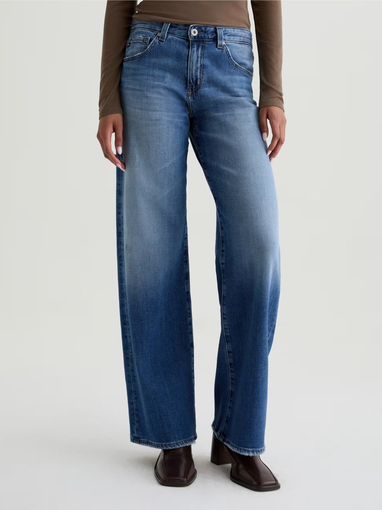 AG - Adria Wide Leg Jeans - 