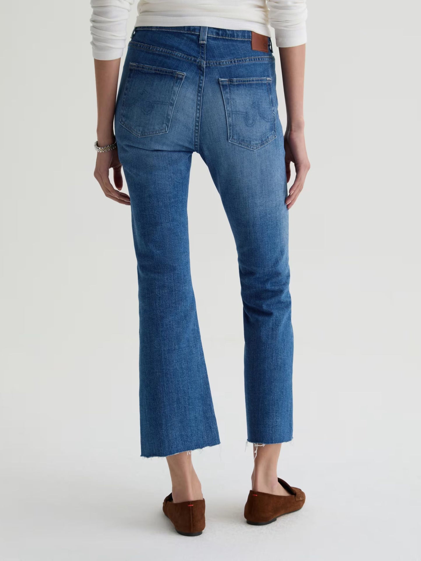 AG - Farrah Cropped Bootcut Jeans - 