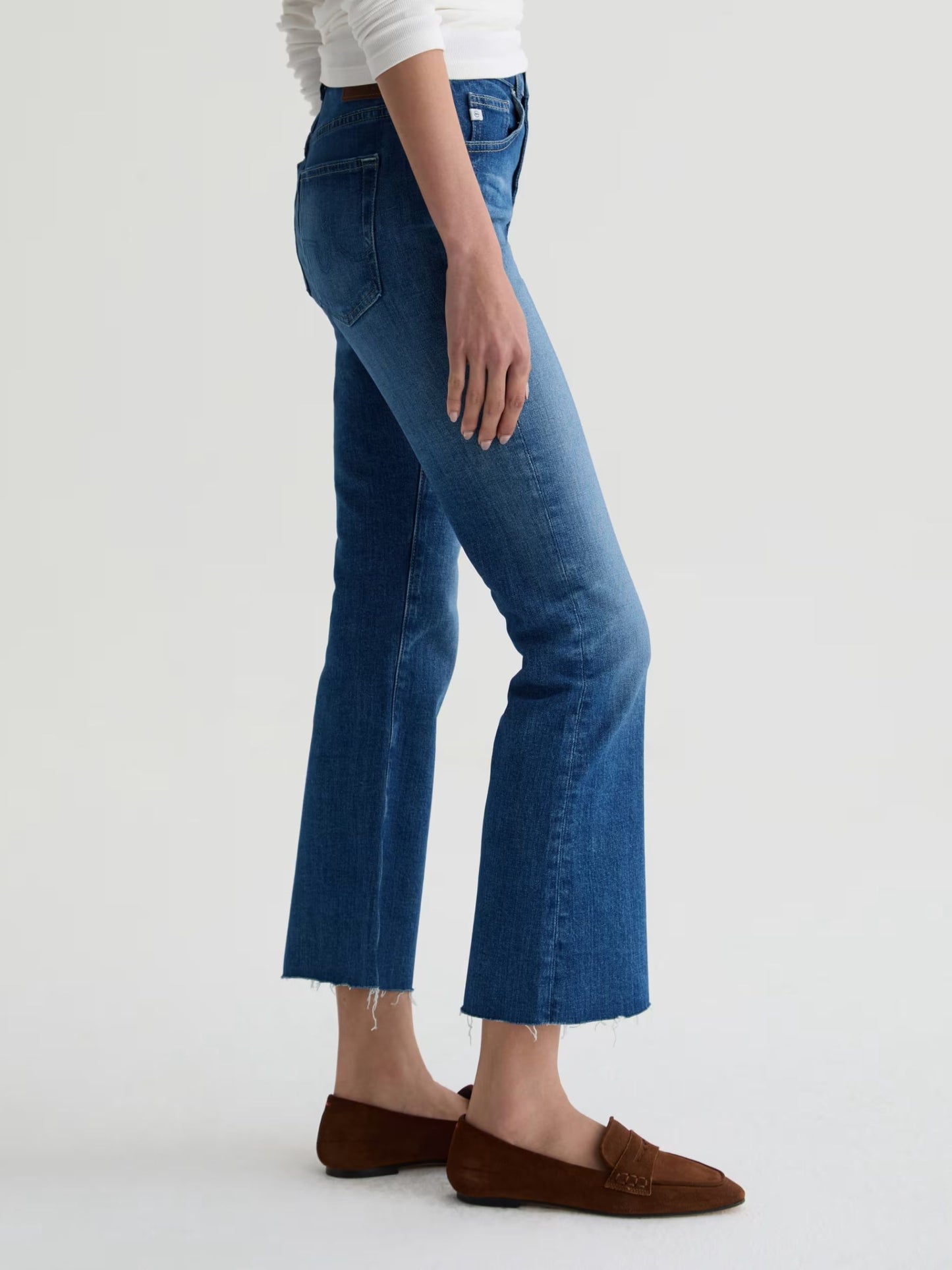 AG - Farrah Cropped Bootcut Jeans - 