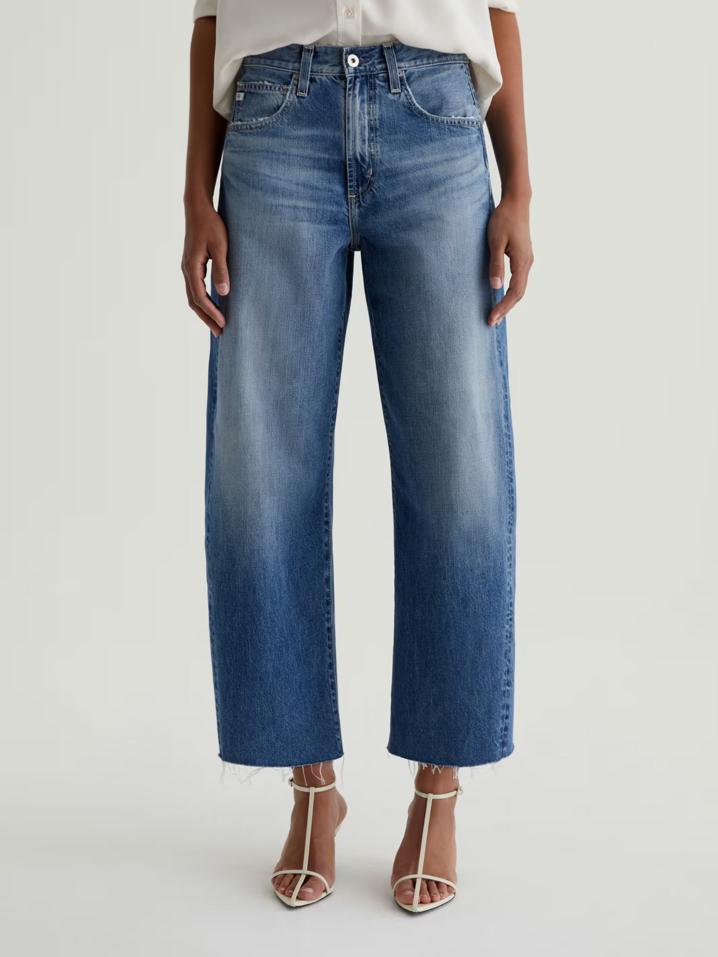 Hattie Barrel Cropped Jeans