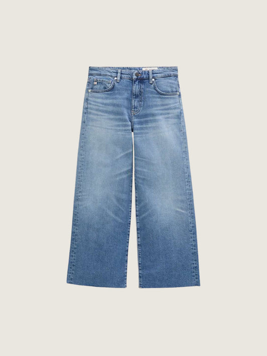 AG - Saige Wide Leg Cropped Jeans - 