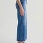 Saige Wide Leg Crop Jeans - Oceanic