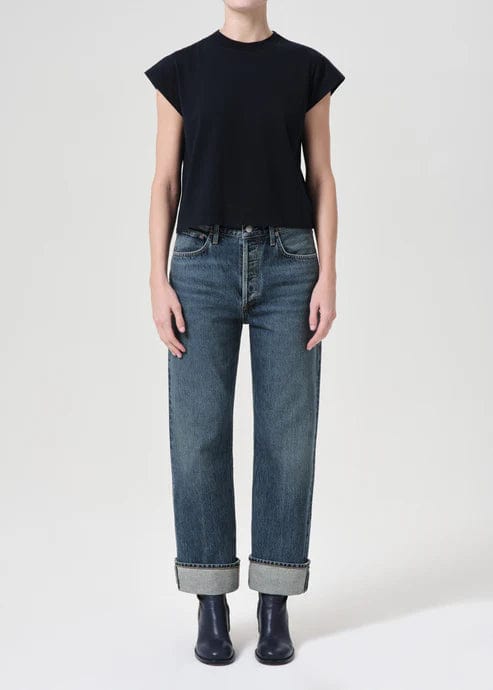 AGOLDE DENIM Fran Low Slung Easy Straight - Dwell
