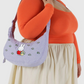 BAGGU-Miffy Medium Nylon Crescent Bag-Embroidered Miffy