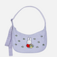 BAGGU-Miffy Medium Nylon Crescent Bag-Embroidered Miffy