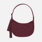 BAGGU - Medium Nylon Crescent Bag - Mahogany
