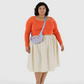 BAGGU-Miffy Small Nylon Crescent Bag-Embroidered Miffy
