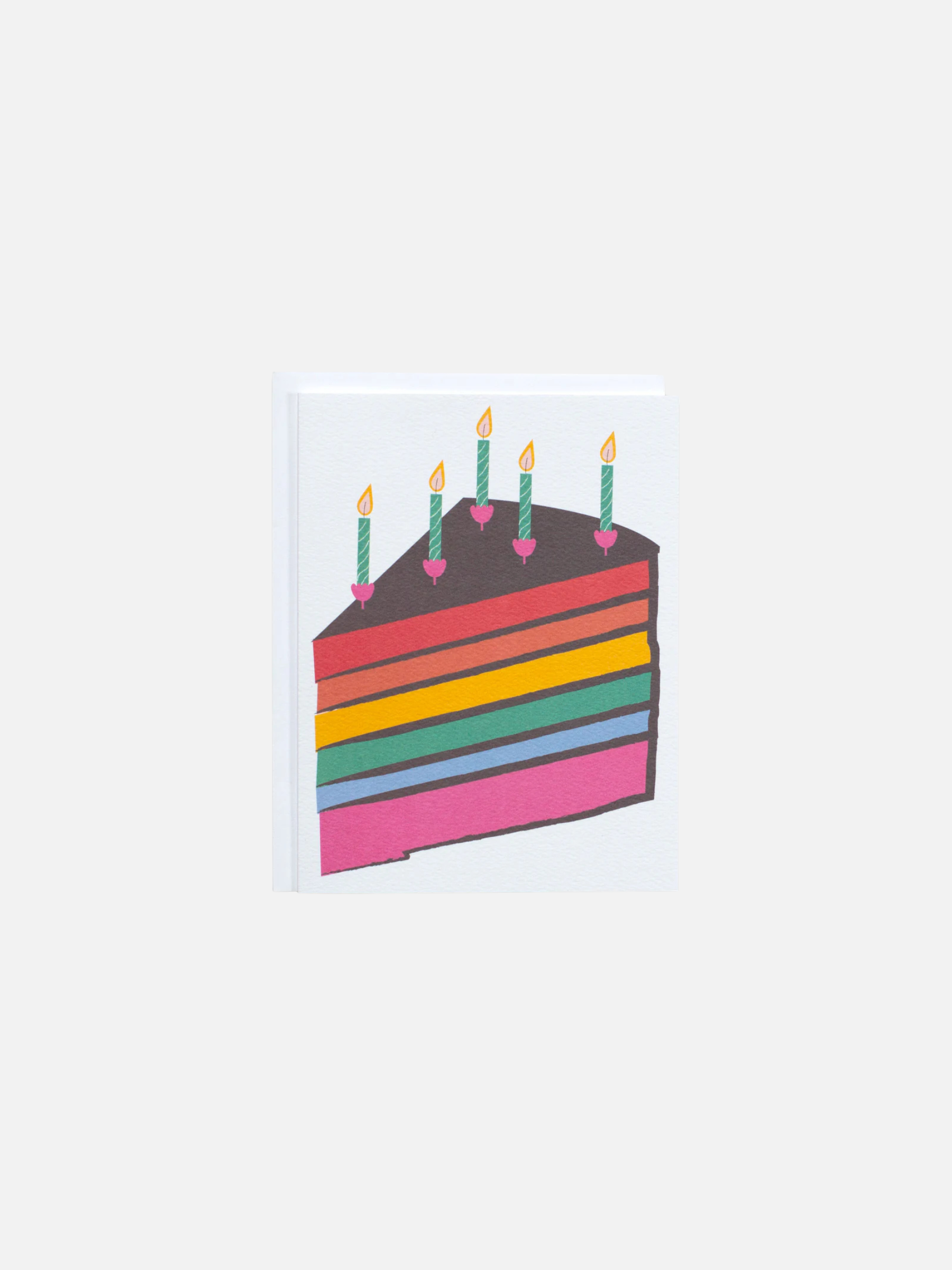 Rainbow Cake Card