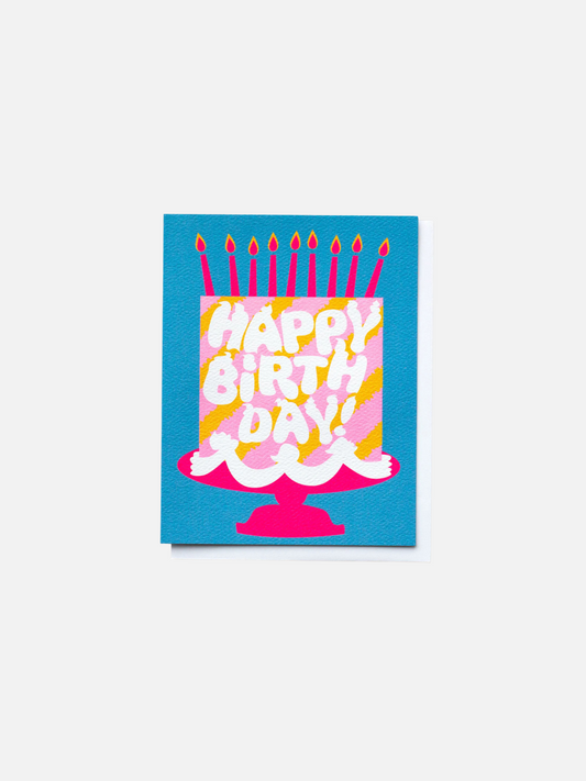 BANQUET-Happy Birthday Pink Cake Dreams Card-Pink Cake
