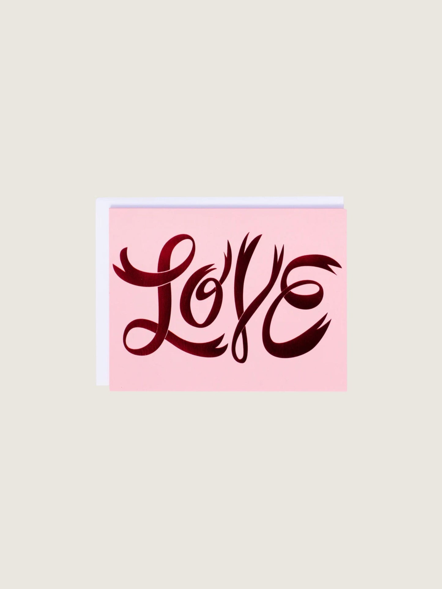 Red Foil Love Card