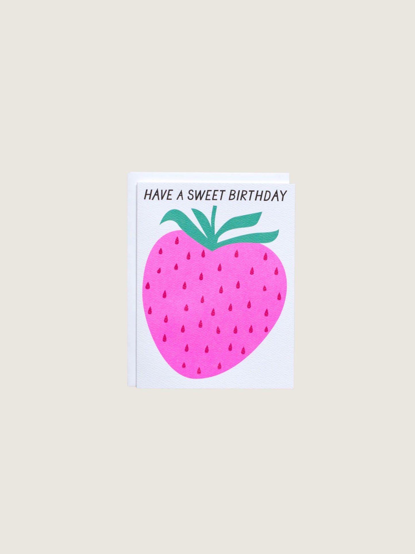 Sweet Strawberry Birthday Card