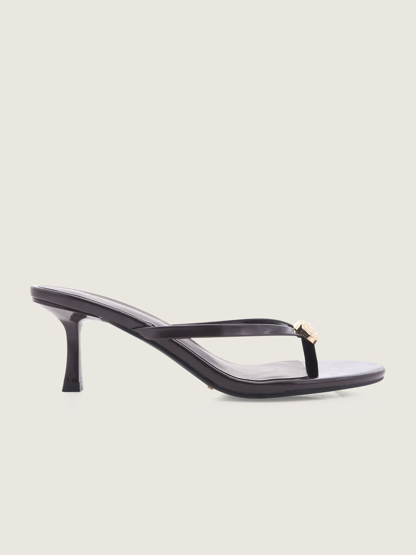 BILLINI - Gaynor Kitten Heels - Chocolate Shine