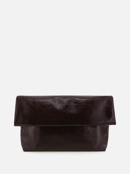BILLINI - Rylee Clutch Bag - Merlot Crinkle Patent