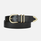 BRAVE-Fayla Bridle Leather Belt-Black