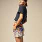 BRIXTON-Retro Mesh Short Sleeve Polo-Washed Navy