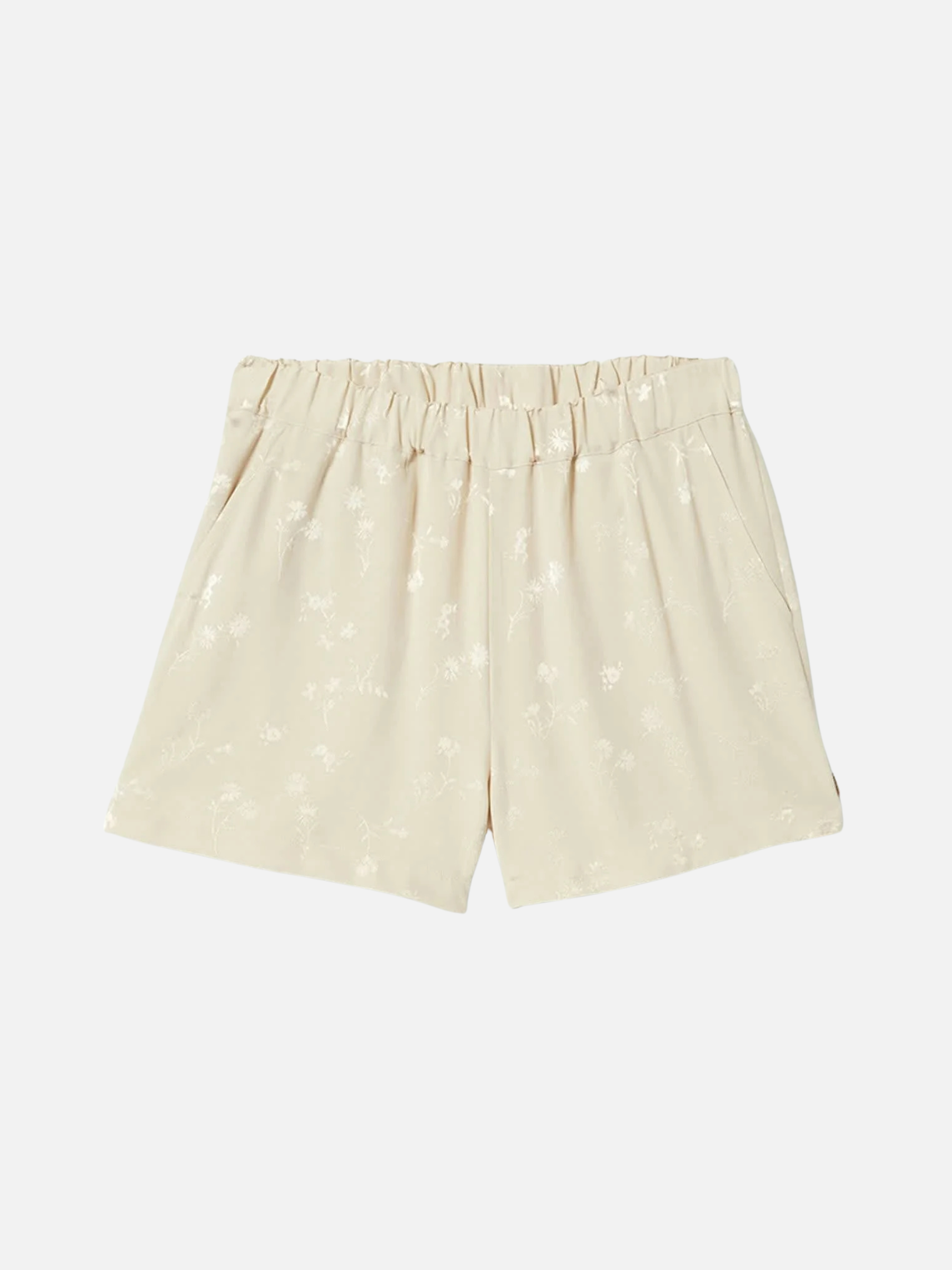BRIXTON-Jacquard Short-Whitecap Floral Jacquard