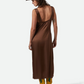 BRIXTON-The Ridge Slip Dress-Pinecone Brown