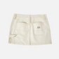 BRIXTON-Essex Painter Mini Skirt-Egret White