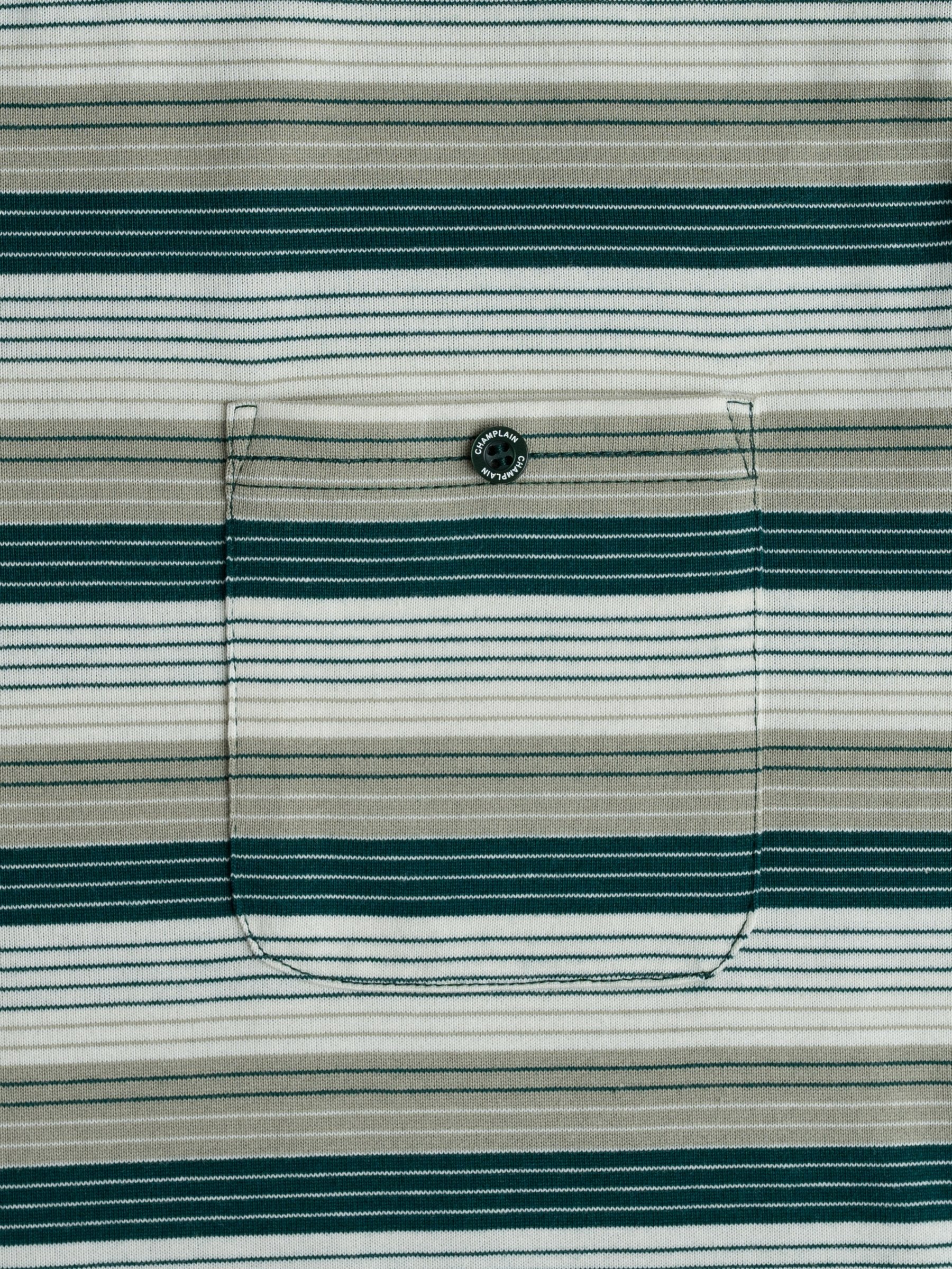 CHAMPLAIN - 90s Striped T-Shirt - 