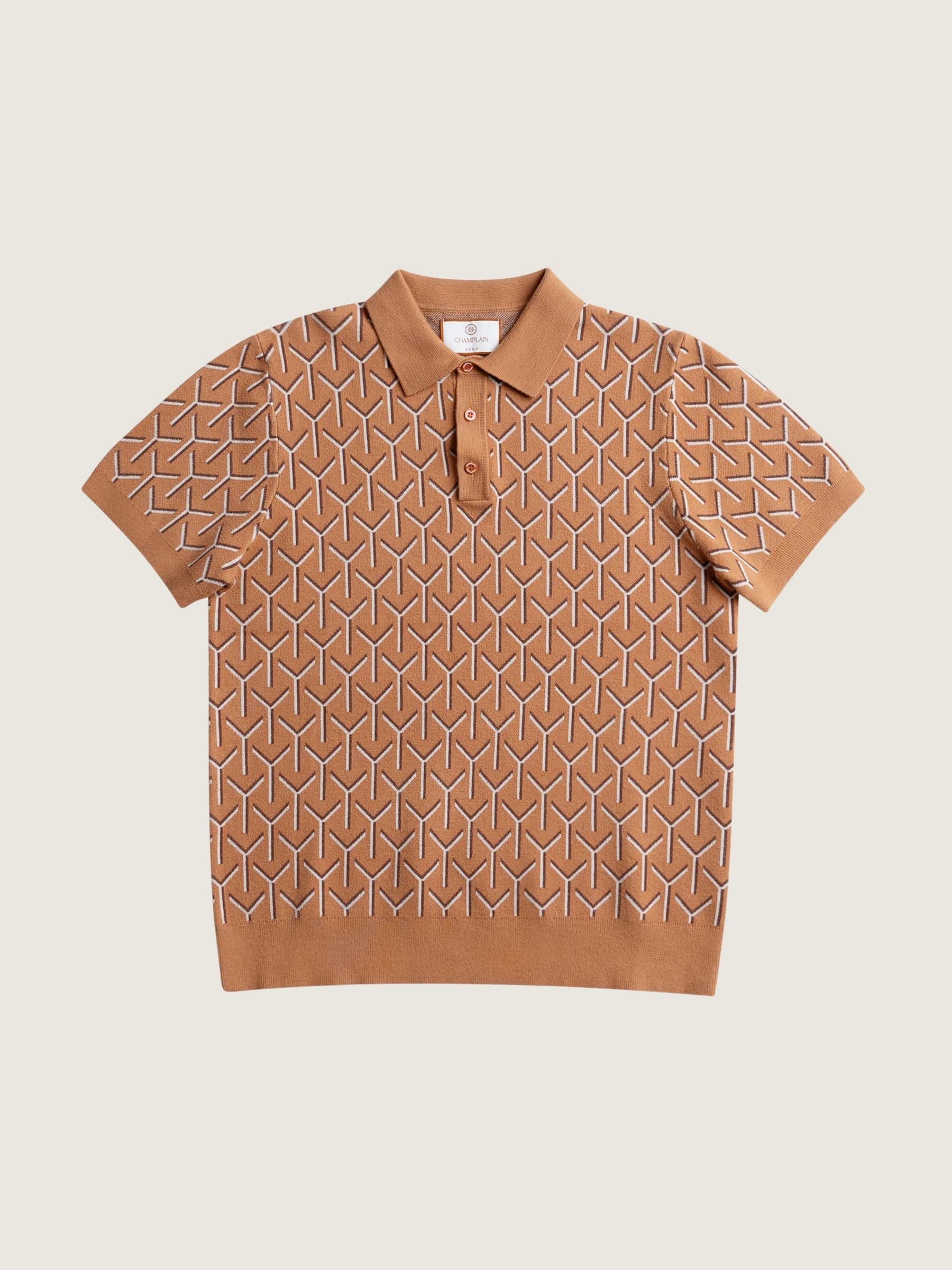 CHAMPLAIN - Chevron Knit Polo - 